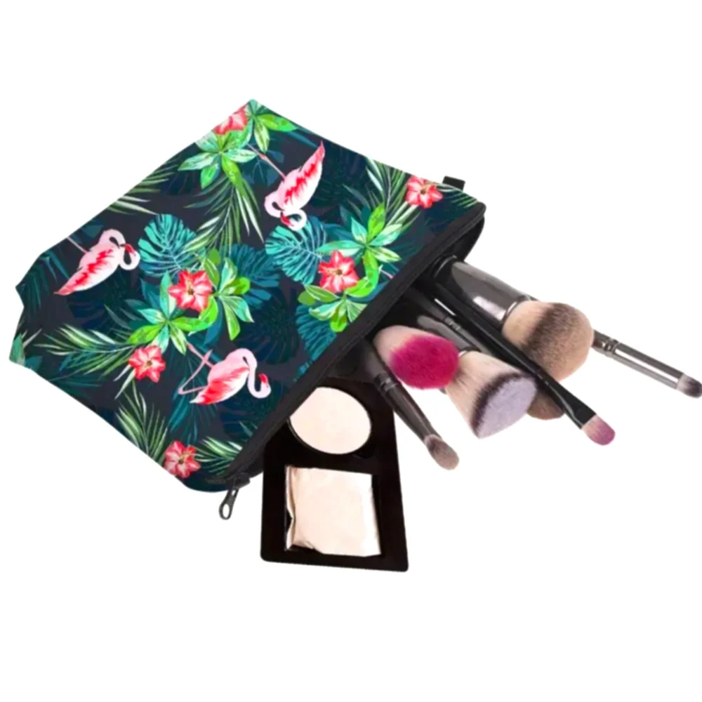 🌺Flamingo Cosmetic Bag Makeup Bag Travel Bag Flamingo Accessories